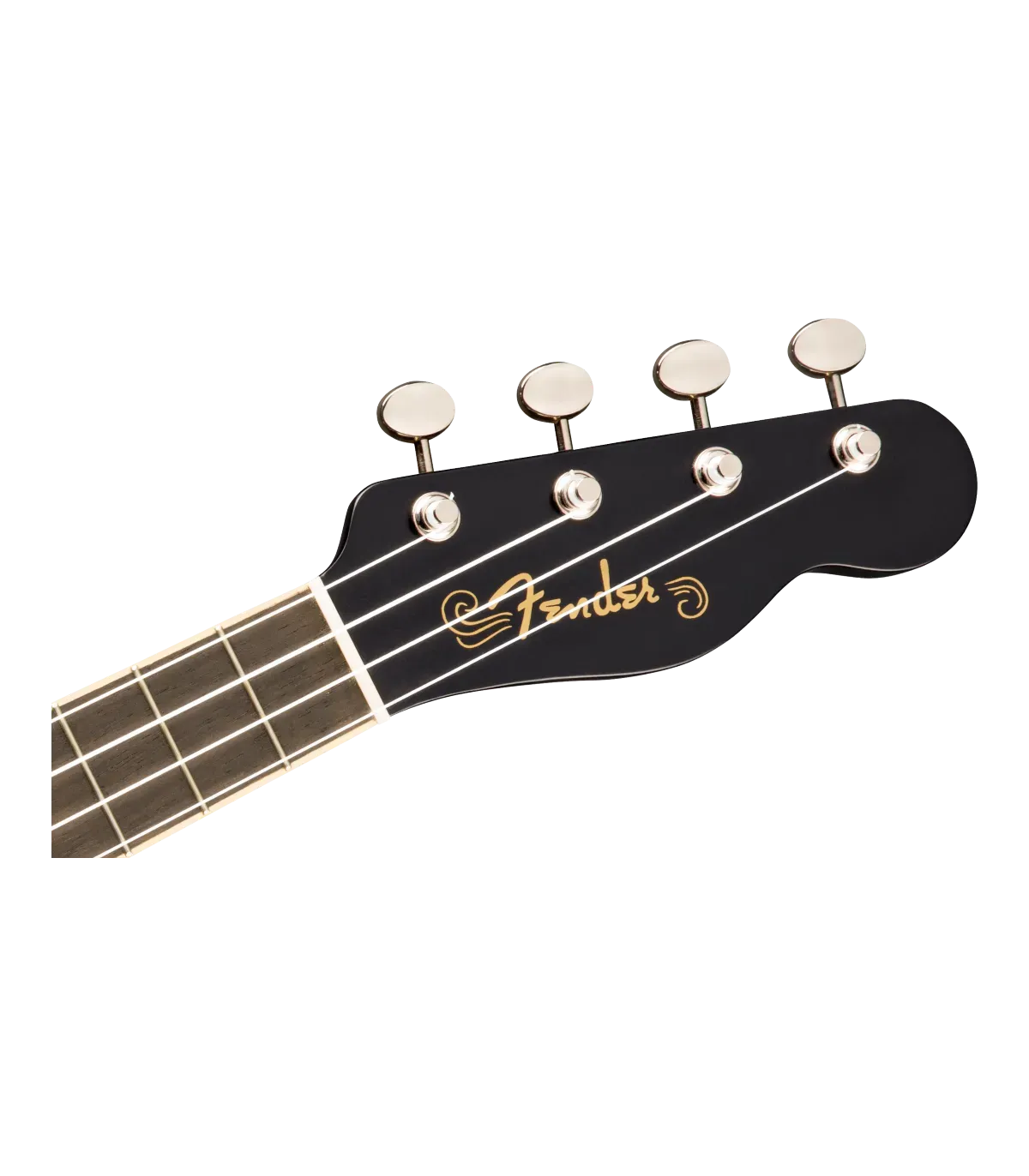 Fender Billie Eilish Limited Edition Signature Concert Ukulele with pickup (Black) — view 5
