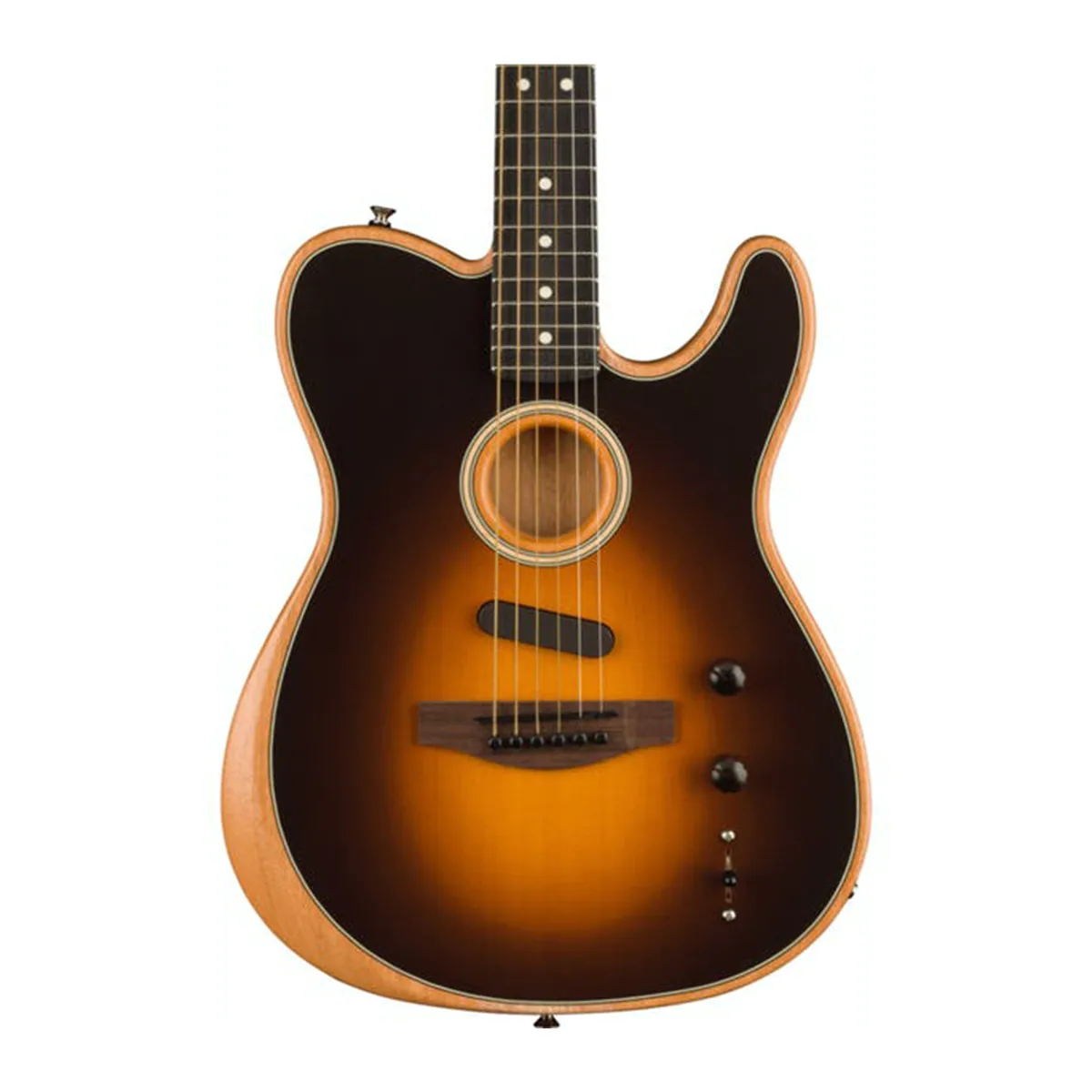 Fender Acoustasonic Player Telecaster Acoustic-electric Guitar - Shadow Burst with Rosewood Fingerboard — view 1
