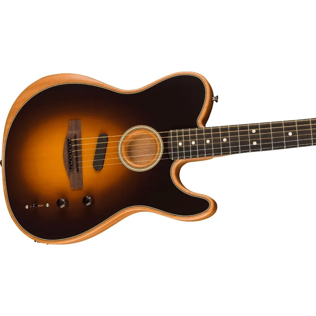 Fender Acoustasonic Player Telecaster Acoustic-electric Guitar - Shadow Burst with Rosewood Fingerboard — view 3