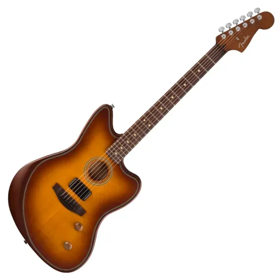 Fender Acoustasonic Jazzmaster Acoustic-Electric Guitar – HB — view 2