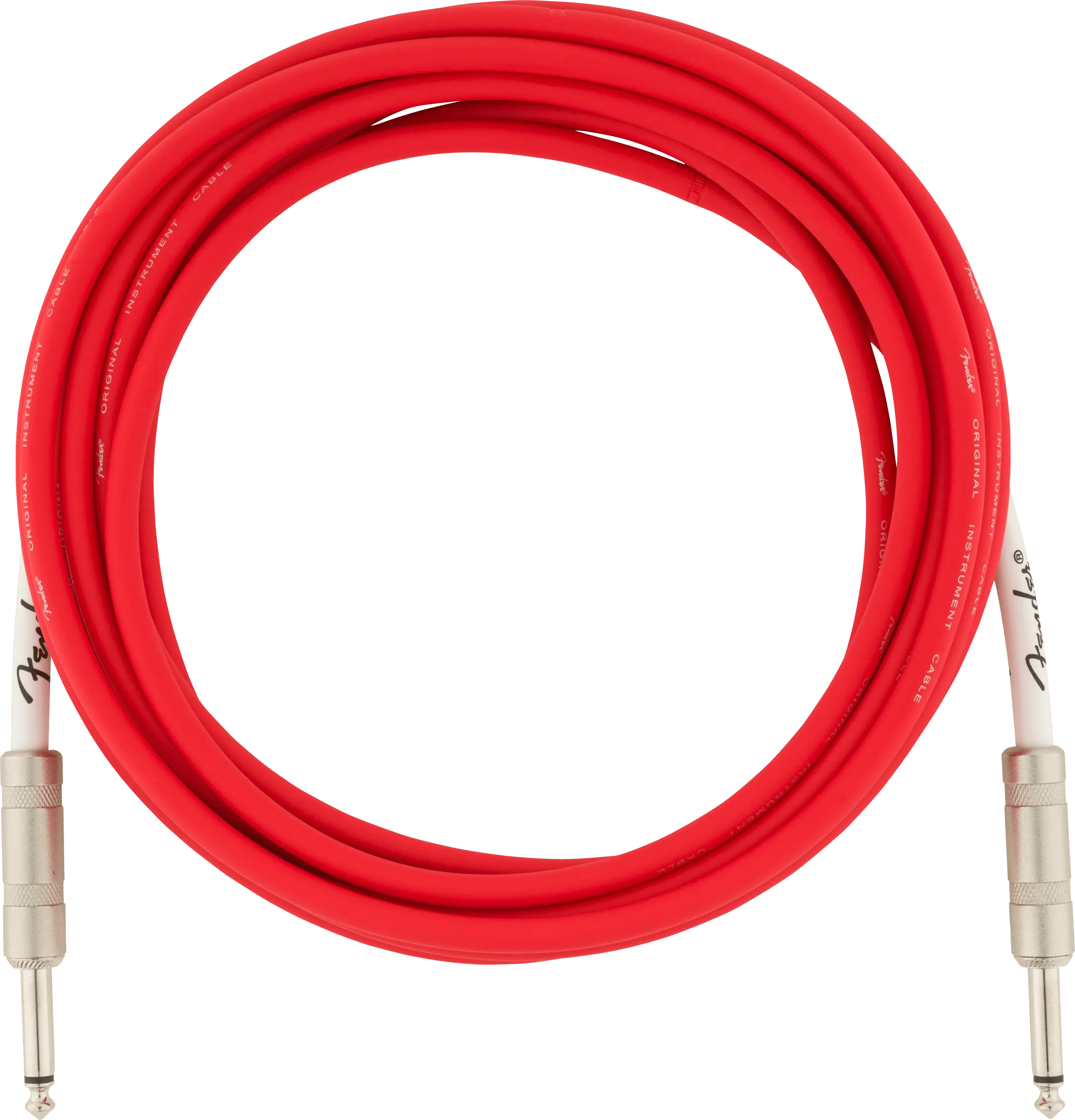 Fender Original Series Straight to Straight Instrument Cable - 4.5m Fiesta Red — view 1