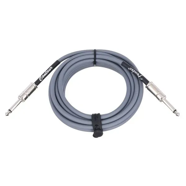 Fender Contour Series Instrument Cables 5.5m - Inca Silver