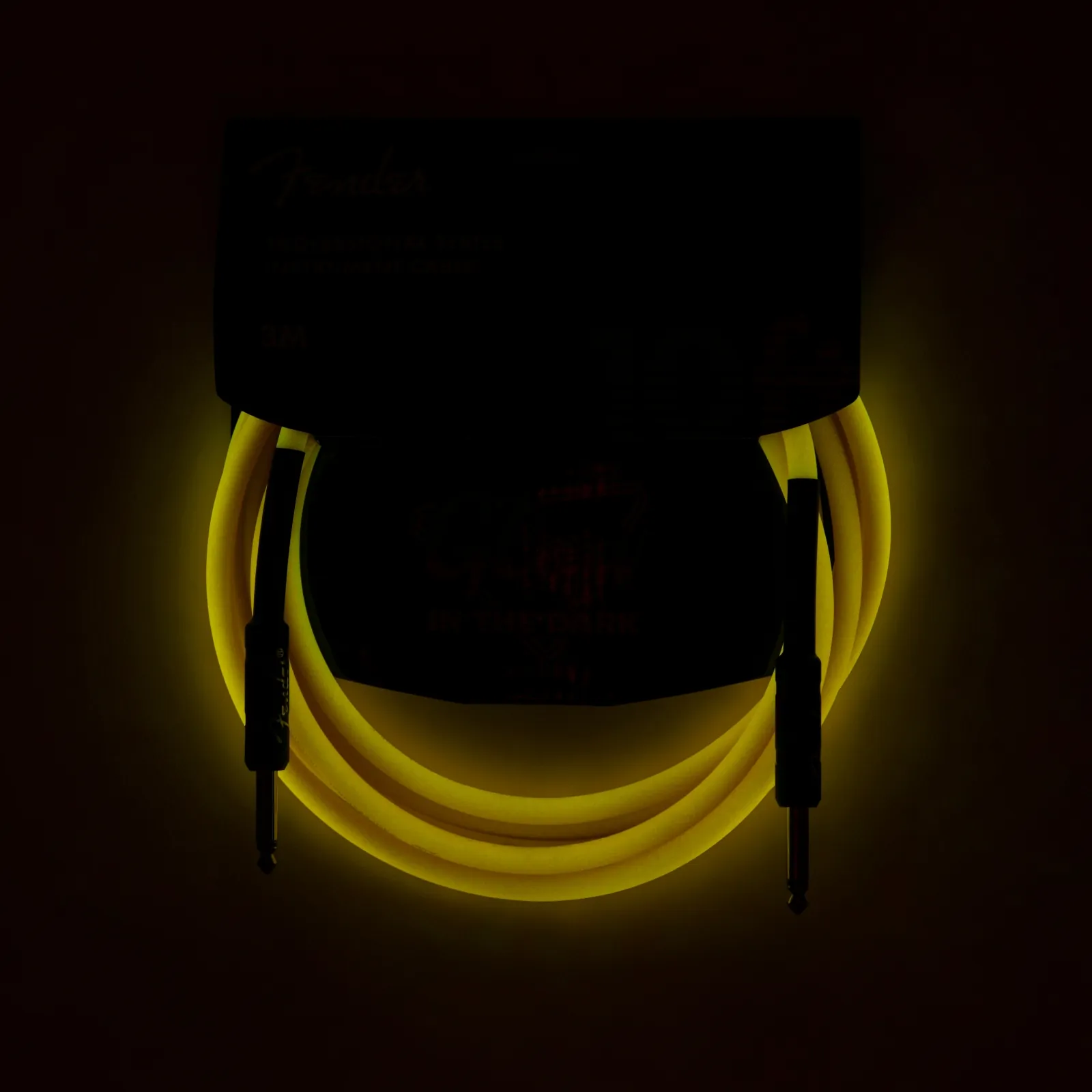 Fender Professional Series Glow in the Dark Orange Instrument Cable - 10 Feet — view 2