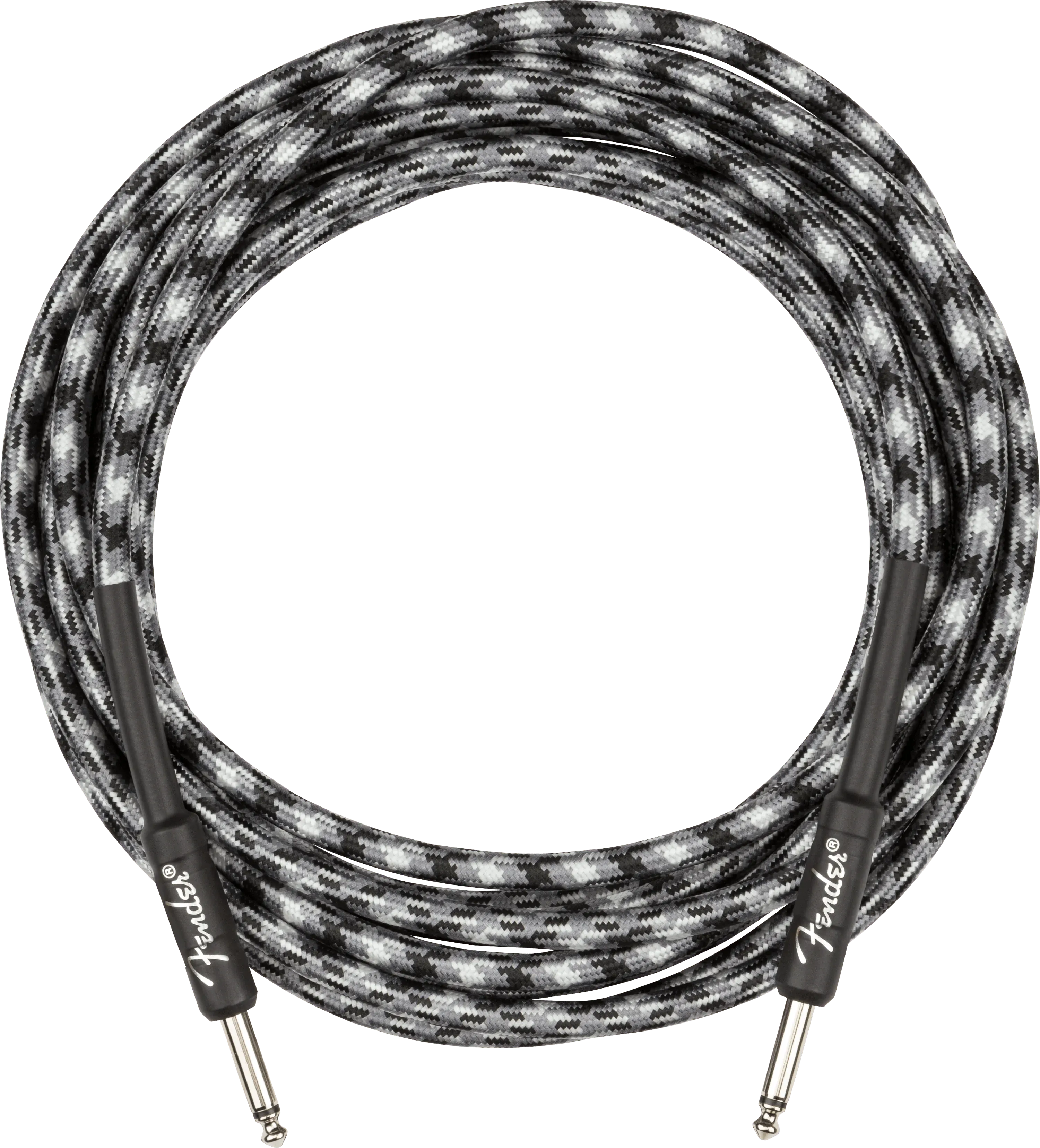 Fender Professional Series Straight to Straight Instrument Cable - 18.6-foot Winter Camo — view 1