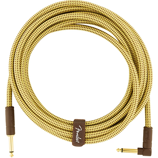 Fender Deluxe Series Instrument Cable Straight/Angle – Tweed – 4.5m