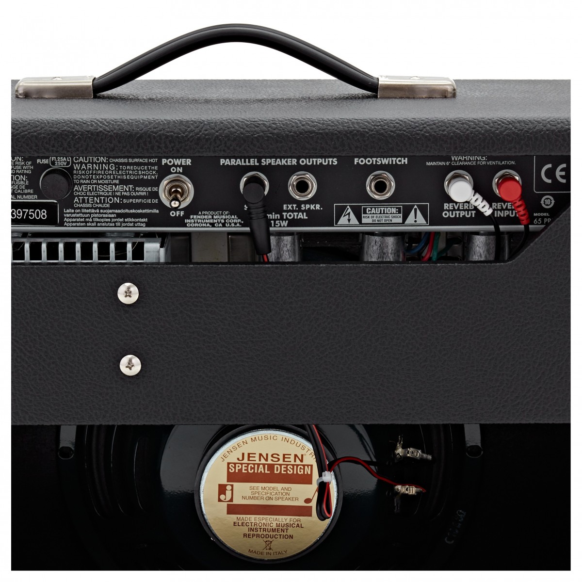 Fender 65 Princeton Reverb Guitar Amplifier — view 6