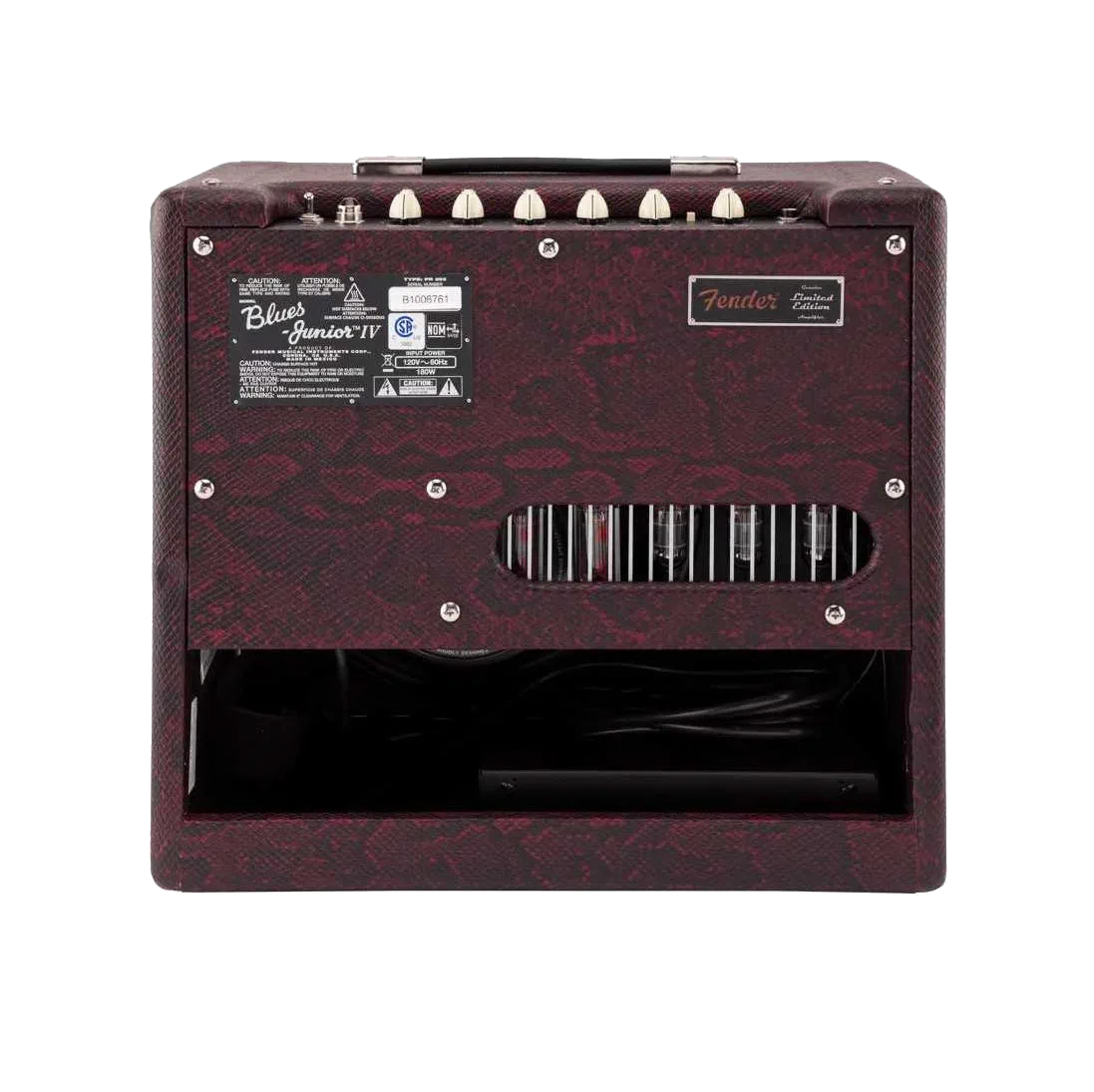 Fender Blues Junior IV Red Snake Texas Tube Combo Amplifier — view 4