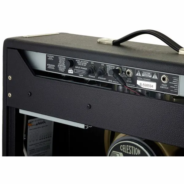 Fender ’68 Custom Deluxe Reverb 1×12-inch 22-watt Tube Combo Amp — view 2