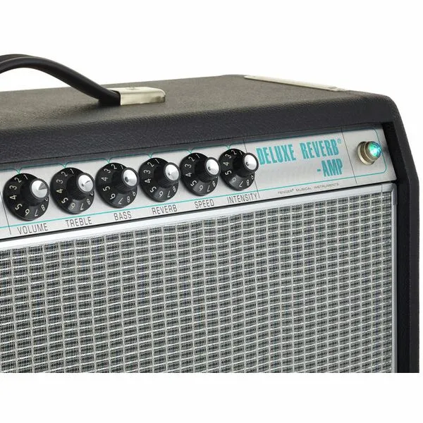 Fender ’68 Custom Deluxe Reverb 1×12-inch 22-watt Tube Combo Amp — view 4