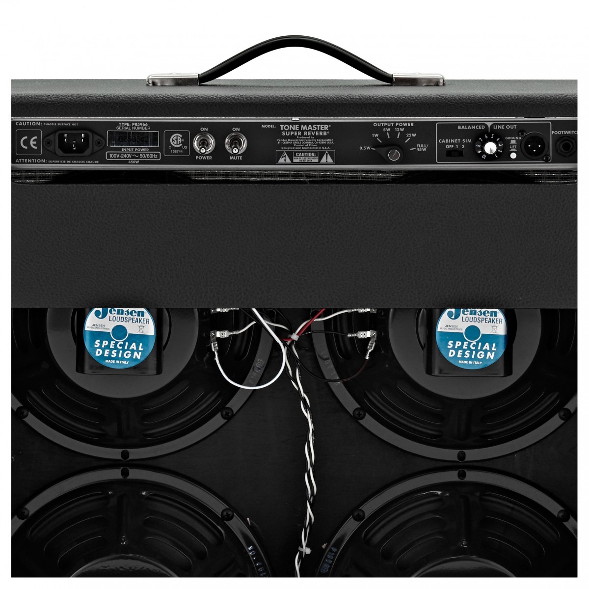 Fender Tone Master Super Reverb 4×10-inch 45-watt Combo Amp — view 4