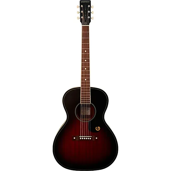 Gretsch Jim Dandy Concert Acoustic Guitar - Deep Cherry Burst — view 2