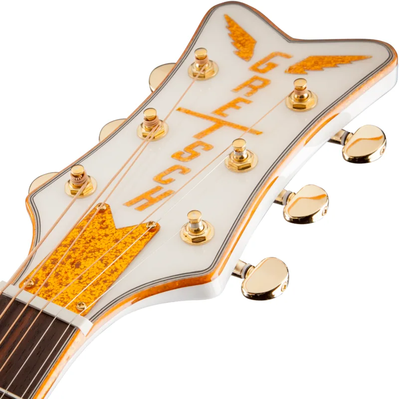 Gretsch G5022CWFE Jumbo Falcon CE Cutaway Acoustic Electric - White — view 4