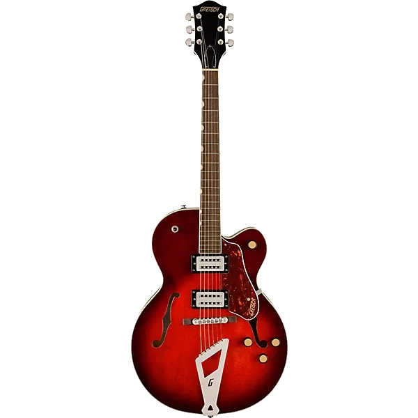 Gretsch G2420 Streamliner Hollowbody Electric Guitar with Chromatic II Tailpiece – Claret Burst — view 2