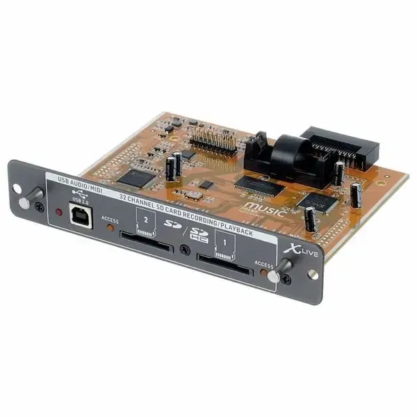 Behringer X-LIVE X32 Expansion Card for 32-channel SD/SDHC card and USB Recording — view 1
