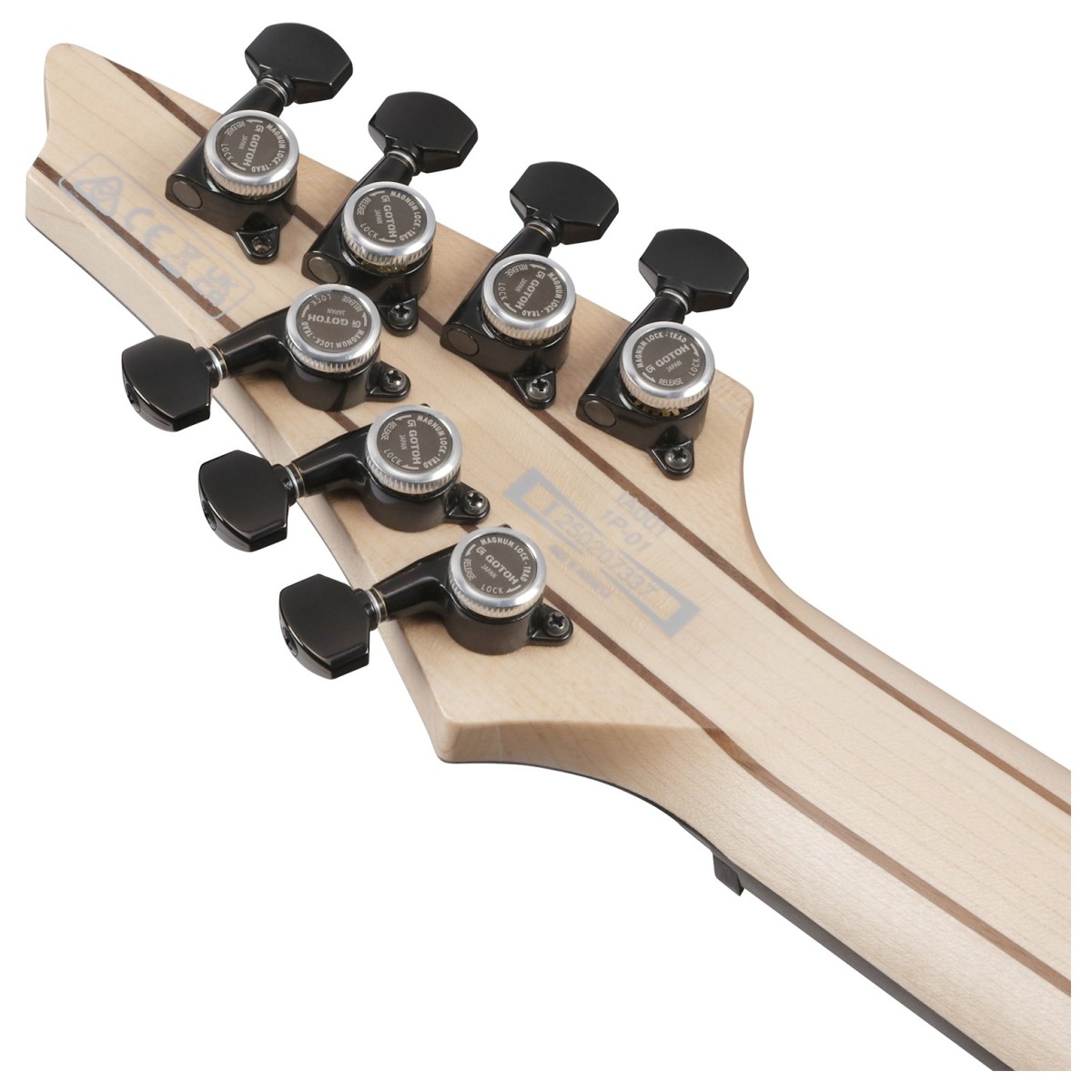 Ibanez A527 Alpha 7-String Multiscale Electric Guitar – Iron Pewter — view 4