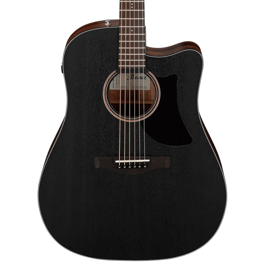 Ibanez AAD190CE Advanced Acoustic Guitar - Weathered Black