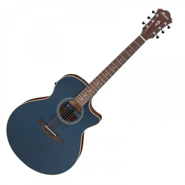 Ibanez AE100 Acoustic-electric Guitar - Dark Tide Blue Flat — view 2