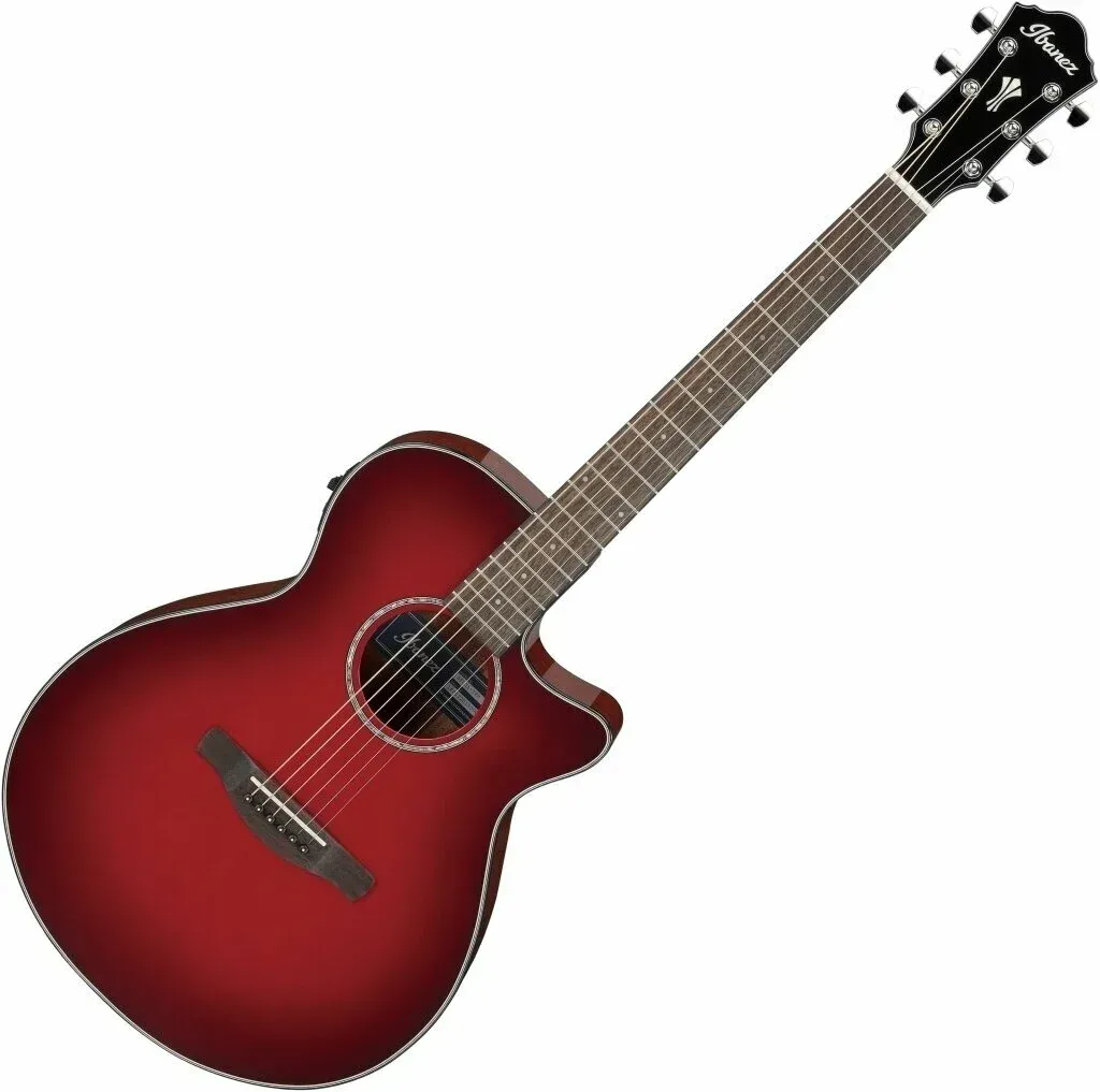 Ibanez AEG51-TRH Acoustic Guitar - Transparent&nbsp;Red&nbsp;Sunburst&nbsp; — view 2