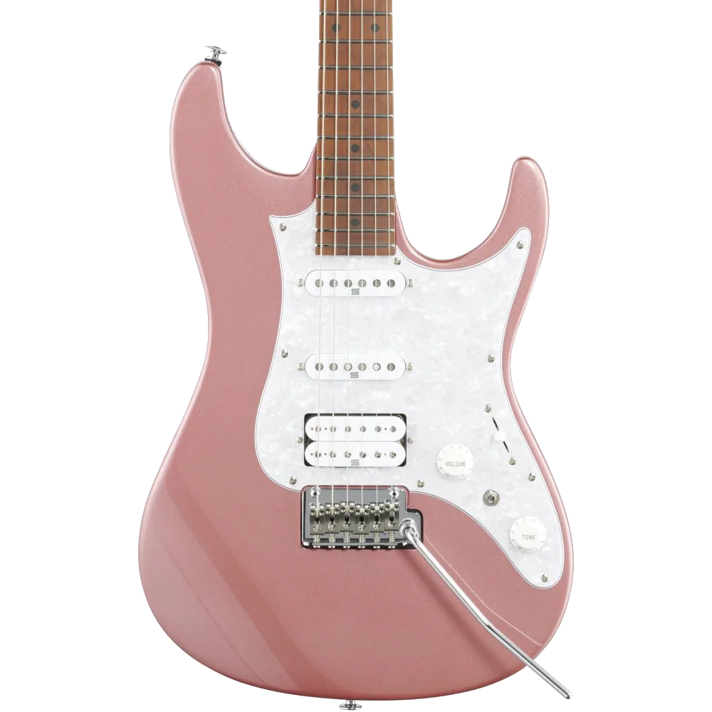 Ibanez Prestige AZ2204 Electric Guitar – Hazy Rose Metallic — view 1