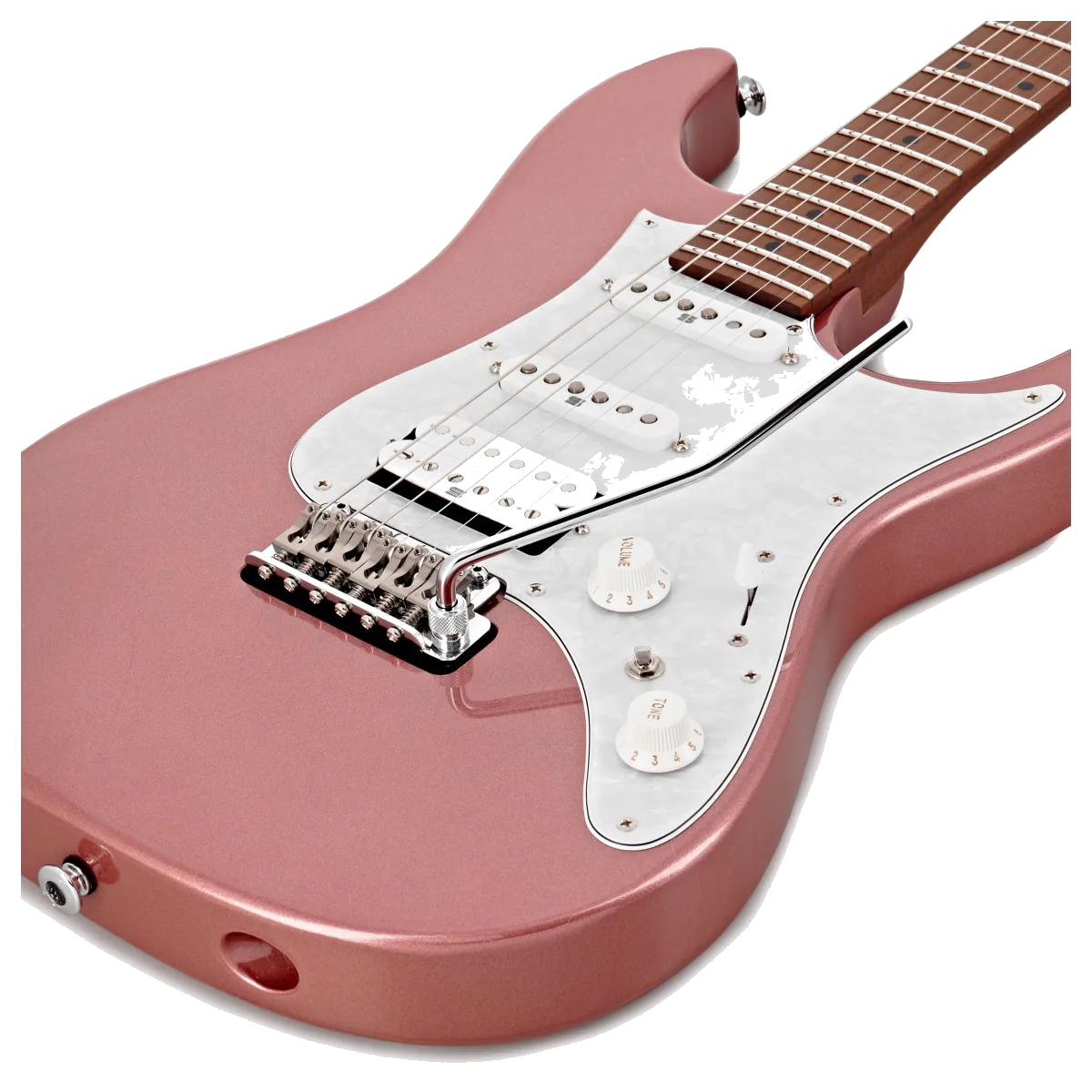 Ibanez Prestige AZ2204 Electric Guitar – Hazy Rose Metallic — view 3