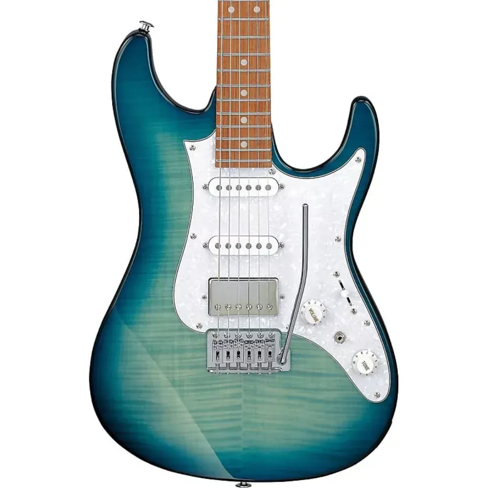 Ibanez Standard AZ22S1F Electric Guitar - Turquoise Burst — view 1