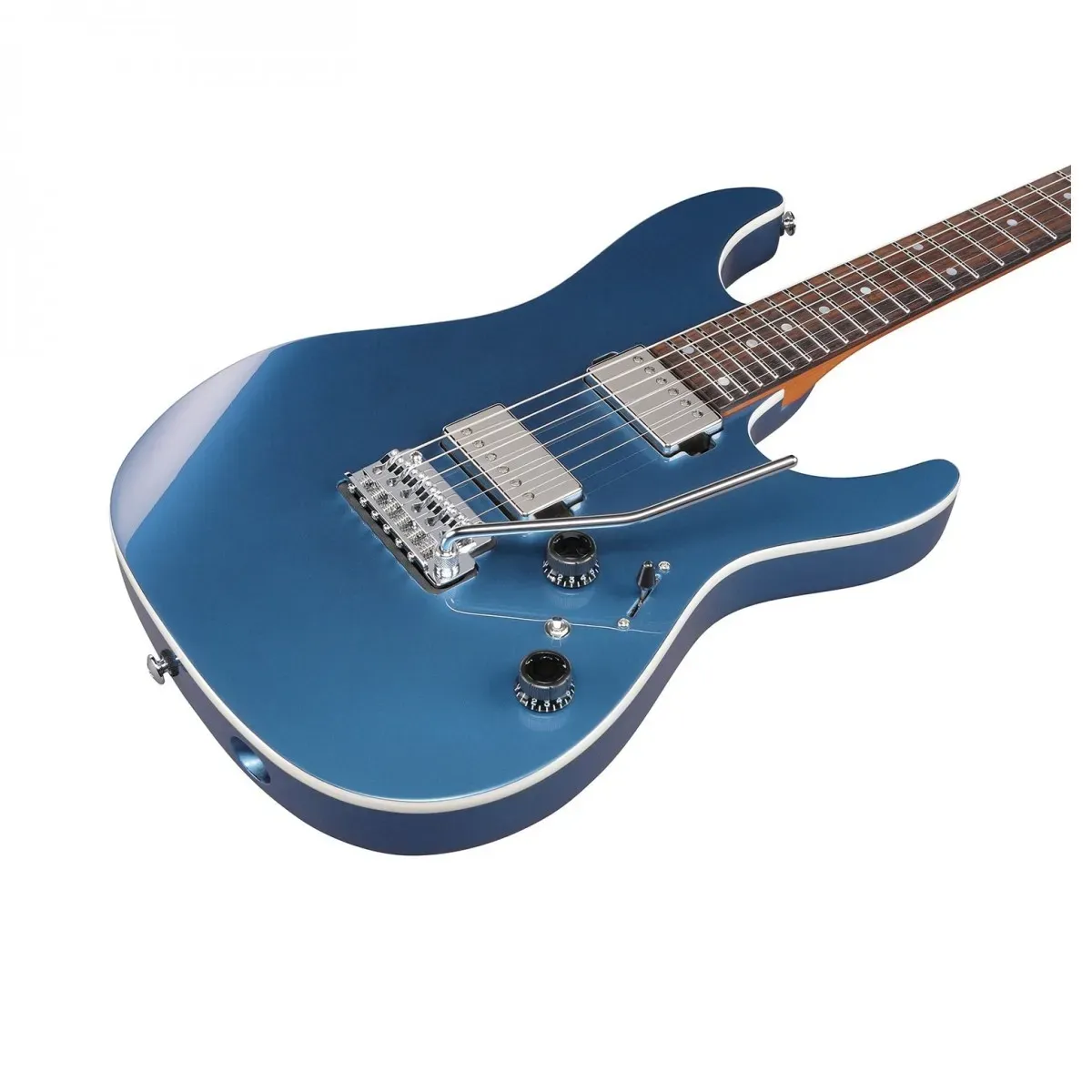 Ibanez AZ42P1-PBE AZ Premium Guitar - Prussian Blue Metallic — view 3