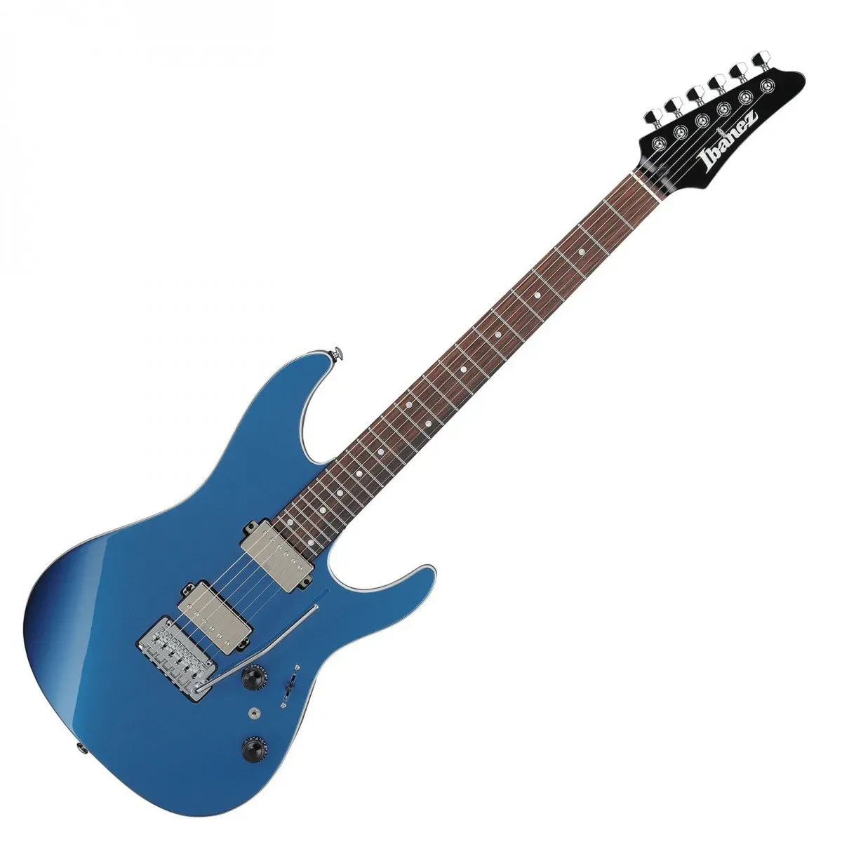 Ibanez AZ42P1-PBE AZ Premium Guitar - Prussian Blue Metallic — view 4