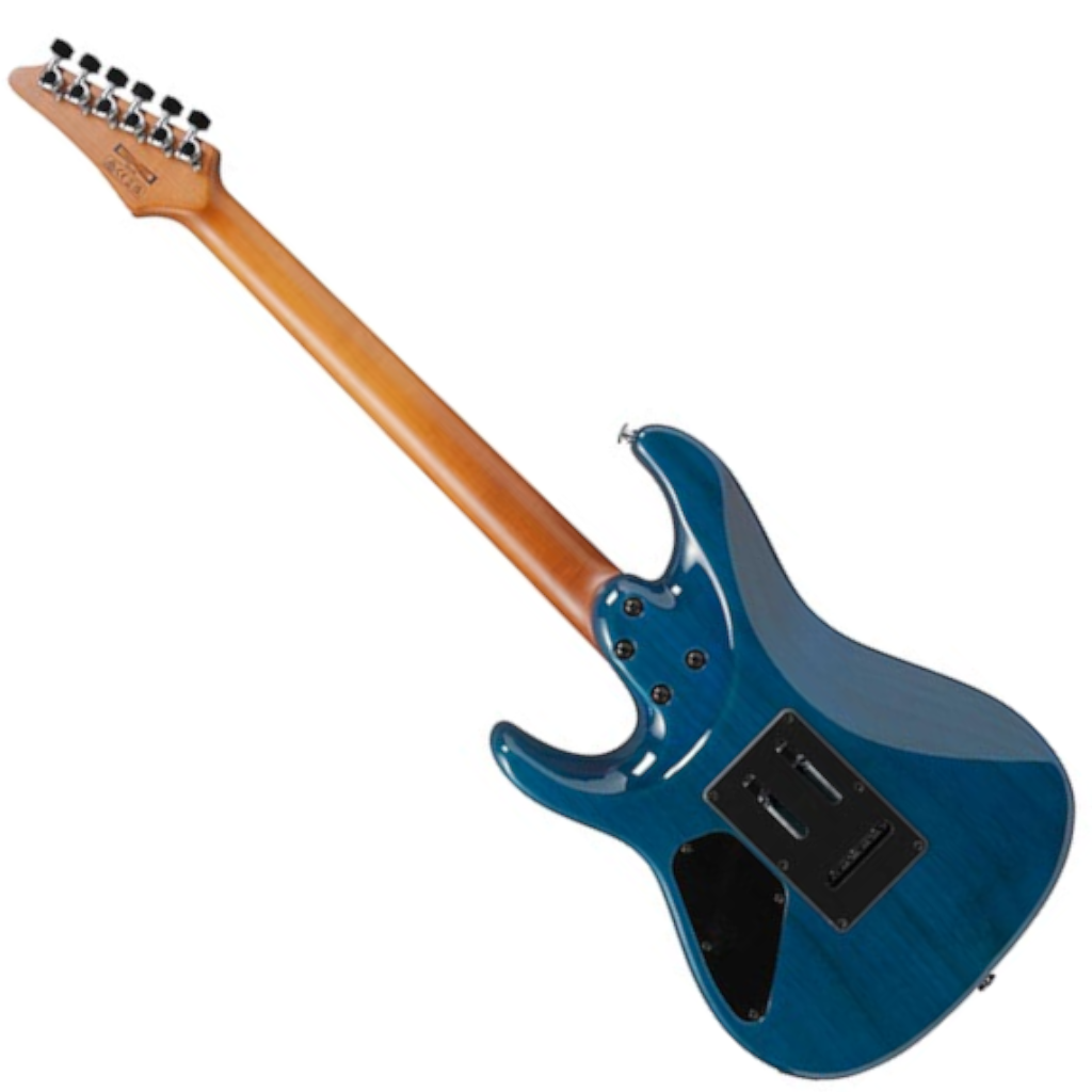Ibanez Standard AZ24S1F Electric Guitar – Transparent Turquoise Burst — view 3