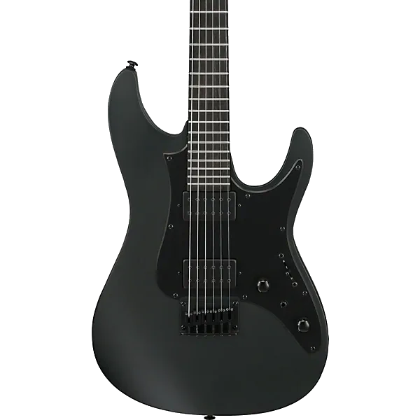 Ibanez Iron Label AZ41B1 Electric Guitar – Black Flat — view 1