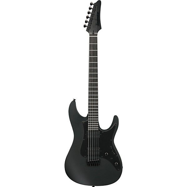 Ibanez Iron Label AZ41B1 Electric Guitar – Black Flat — view 2