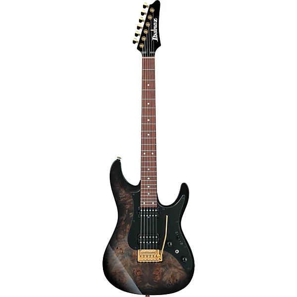 Ibanez Premium AZ41P1PB Electric Guitar – Transparent Gray Burst — view 2