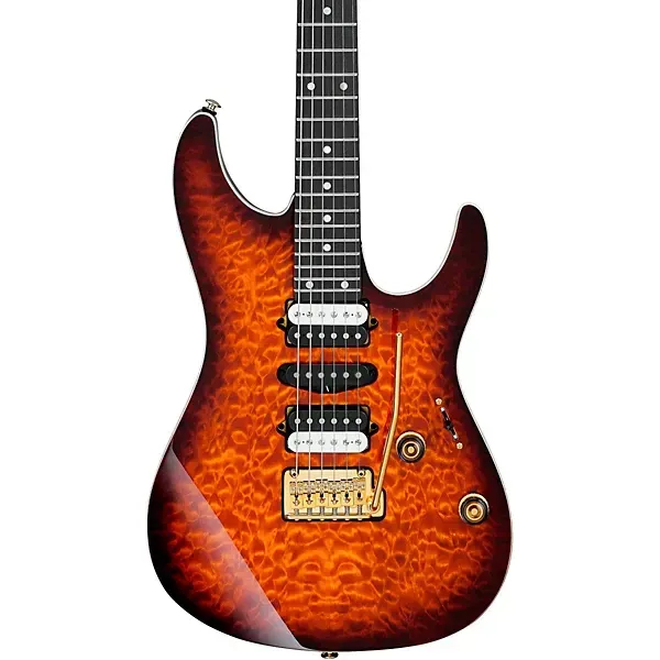 Ibanez Premium AZ47P1QM Electric Guitar - Dragon Eye Burst — view 1