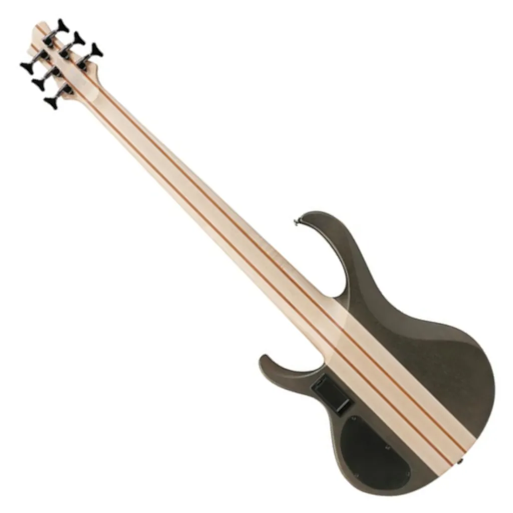 Ibanez BTB606 6-string Bass Guitar – Transparent Gray Flat — view 5