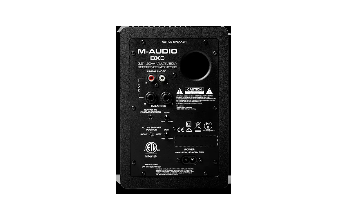 M-Audio BX3 3.5-inch Powered Studio Monitors – Pair — view 2