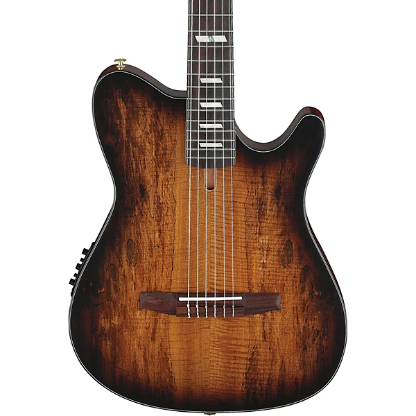 Ibanez FRH20 Thinline Nylon-string Acoustic-electric Guitar – Satin Natural