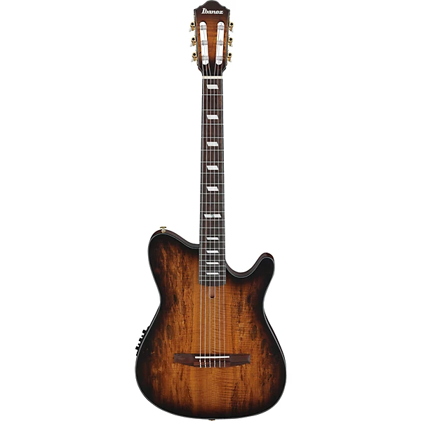 Ibanez FRH20 Thinline Nylon-string Acoustic-electric Guitar – Satin Natural — view 2