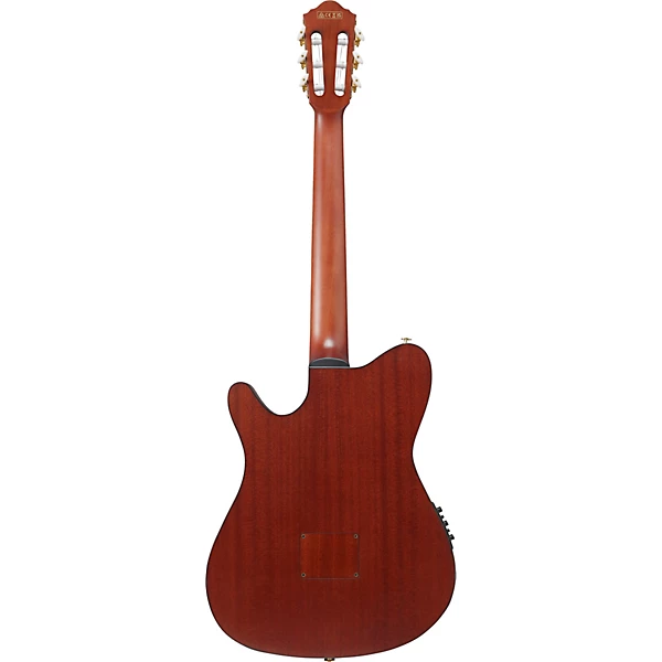 Ibanez FRH20 Thinline Nylon-string Acoustic-electric Guitar – Satin Natural — view 4