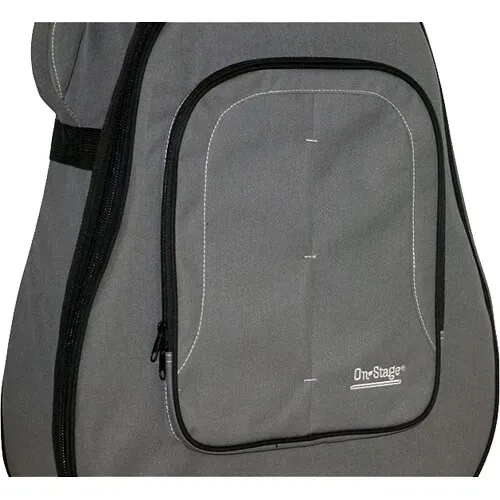 On-Stage Hybrid Classical Guitar Gig Bag (Charcoal Gray) — view 5