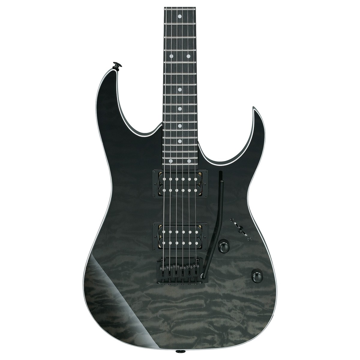 Ibanez GRG120QASP Electric Guitar – Black — view 1