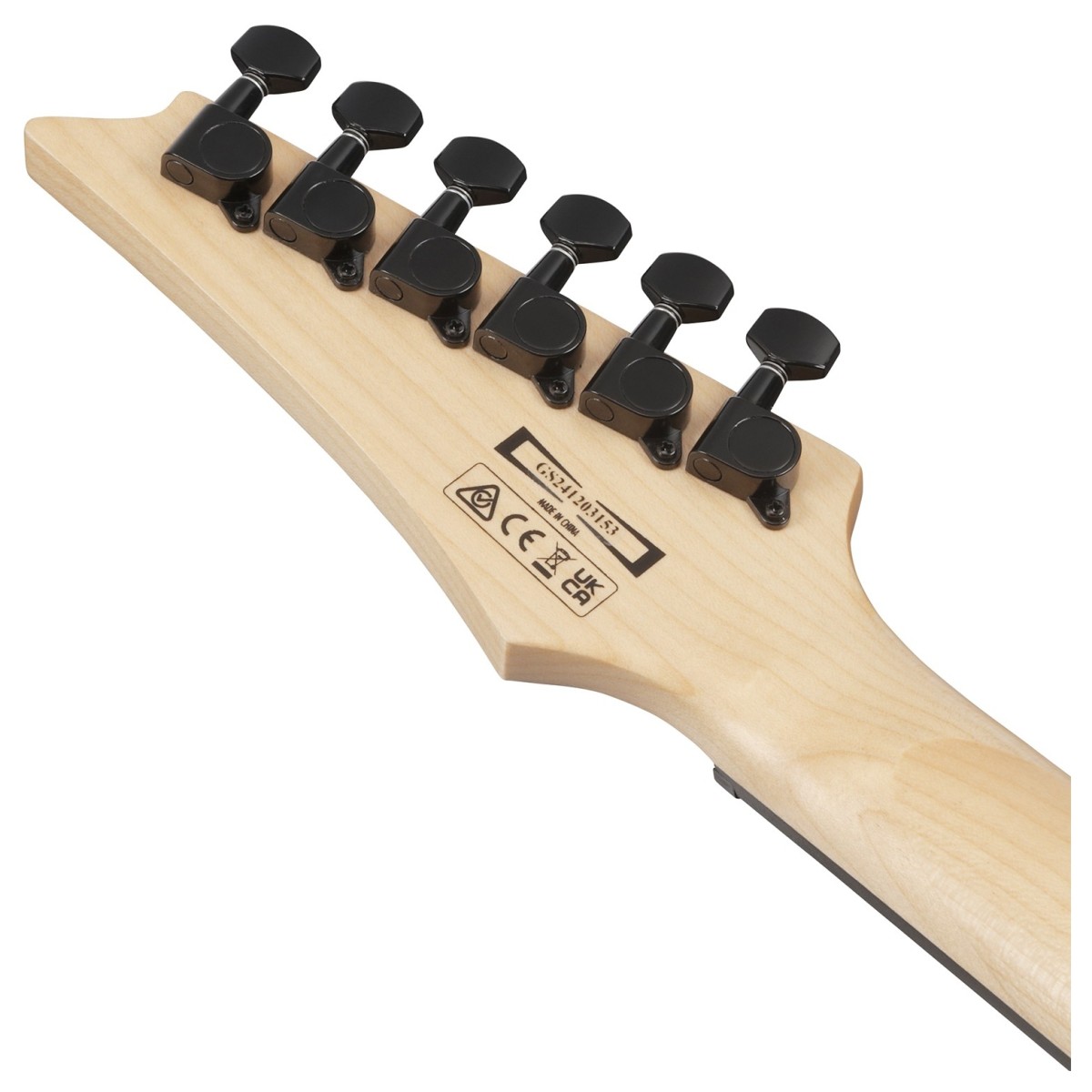 Ibanez GRG120QASP Electric Guitar – Black — view 7