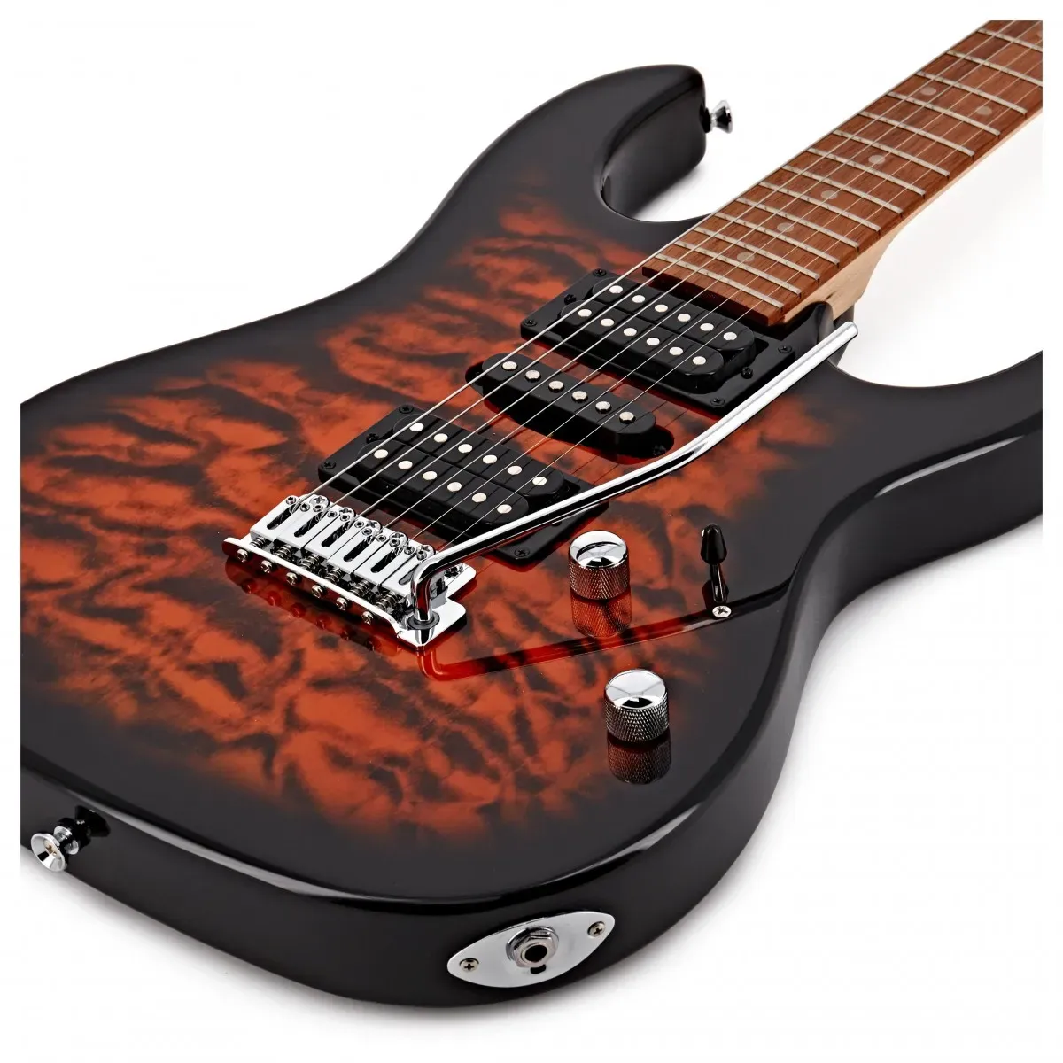 Ibanez Gio GRX70QA Electric Guitar - Sunburst — view 3
