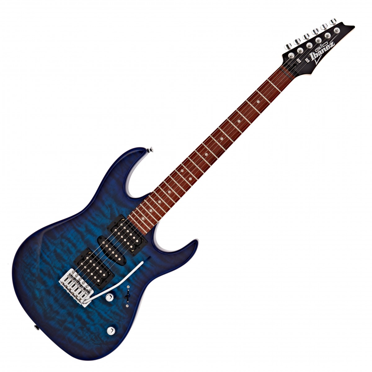 Ibanez GRX70QA GIO Electric Guitar – Transparent Blue Burst — view 2