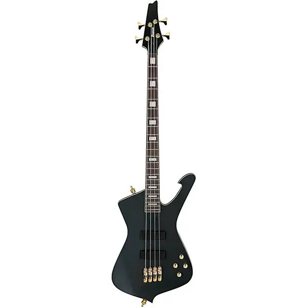 Ibanez Iceman ICB620 4 String Electric Bass Guitar - Black Flat — view 2