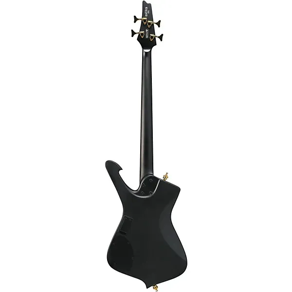 Ibanez Iceman ICB620 4 String Electric Bass Guitar - Black Flat — view 6