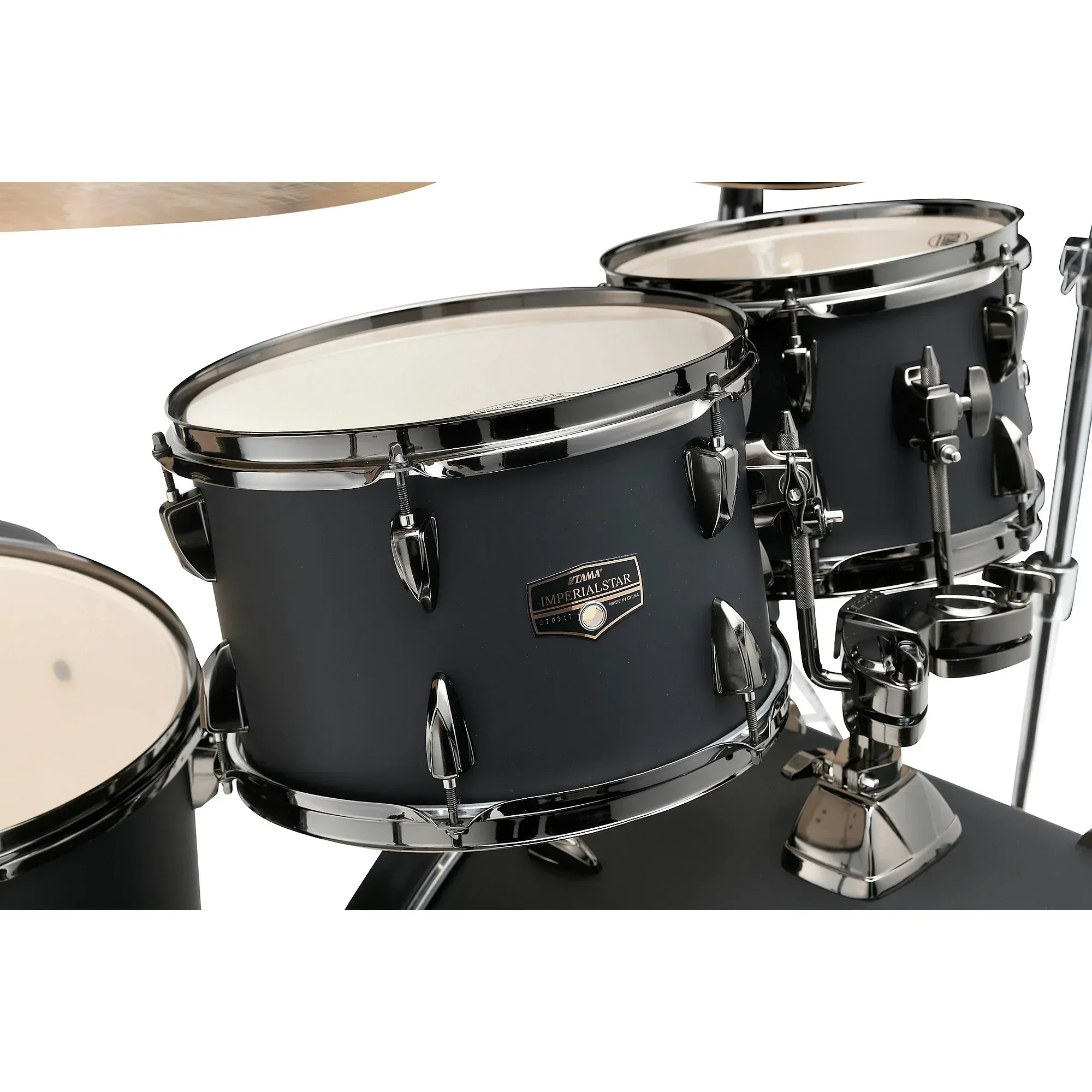 Tama Imperialstar 5 Piece Drum Kit- Blacked Out Black — view 4