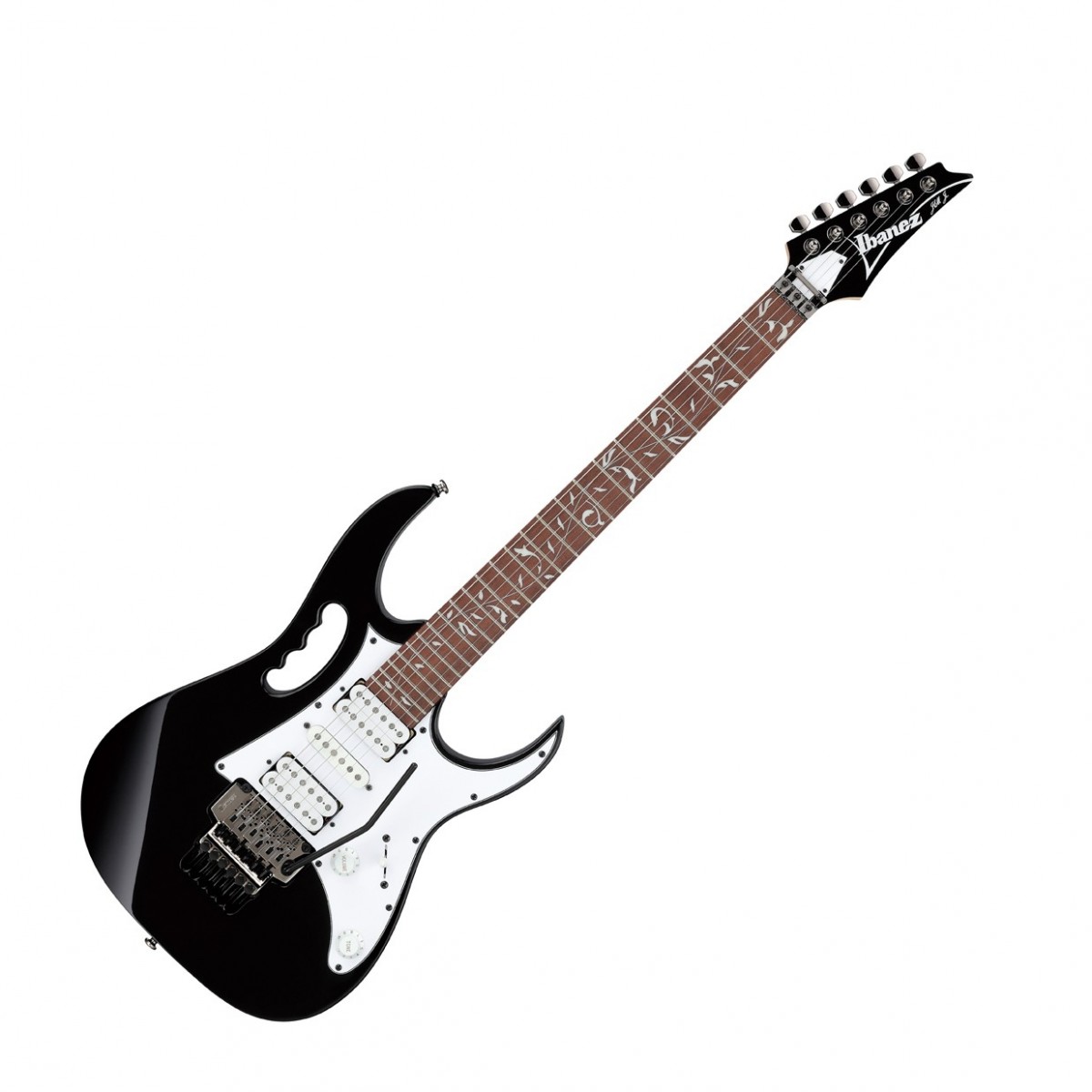 Ibanez JEM Junior Steve Vai Electric Guitar – Black — view 2