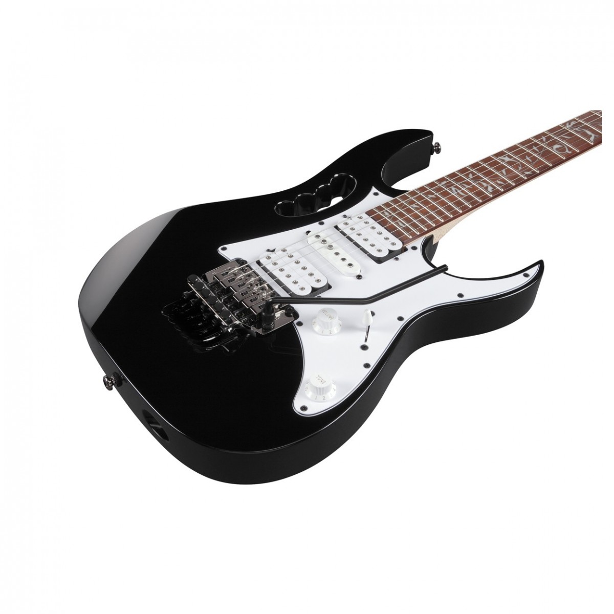 Ibanez JEM Junior Steve Vai Electric Guitar – Black — view 4