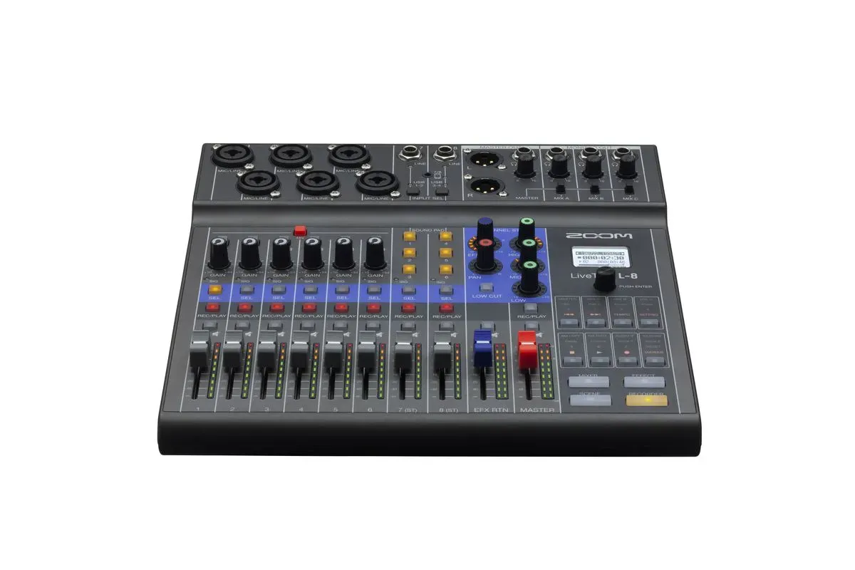 Zoom Livetrak L-8 - 8-channel Digital Mixer / Recorder — view 3