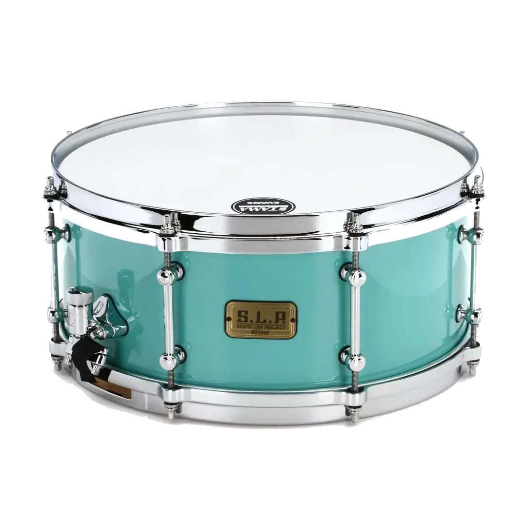 Tama LSP146 S.L.P. Fat Spruce 6 x 14-inch Snare Drum - Turquoise