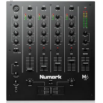 Numark M6 USB 4-Channel USB DJ Mixer — view 1